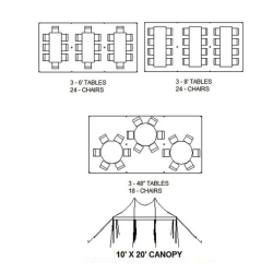 10x20 Pop up Canopy