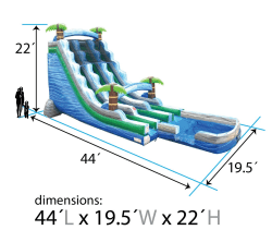 IMG 9494.JPG 1744152857 22' Dual Lane Paradise Plunge with Lagoon